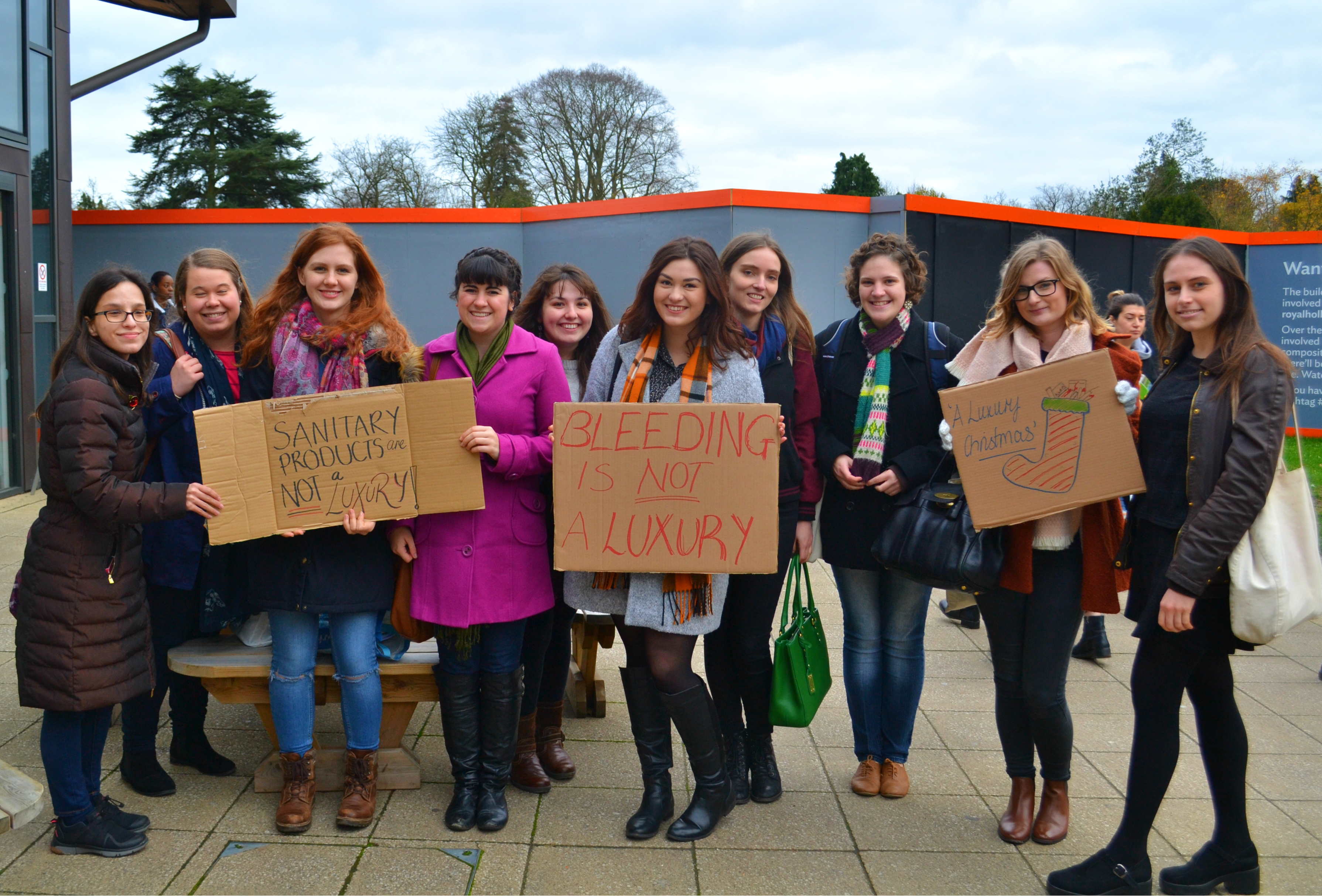 RHUL Protests the 'Tampon Tax'