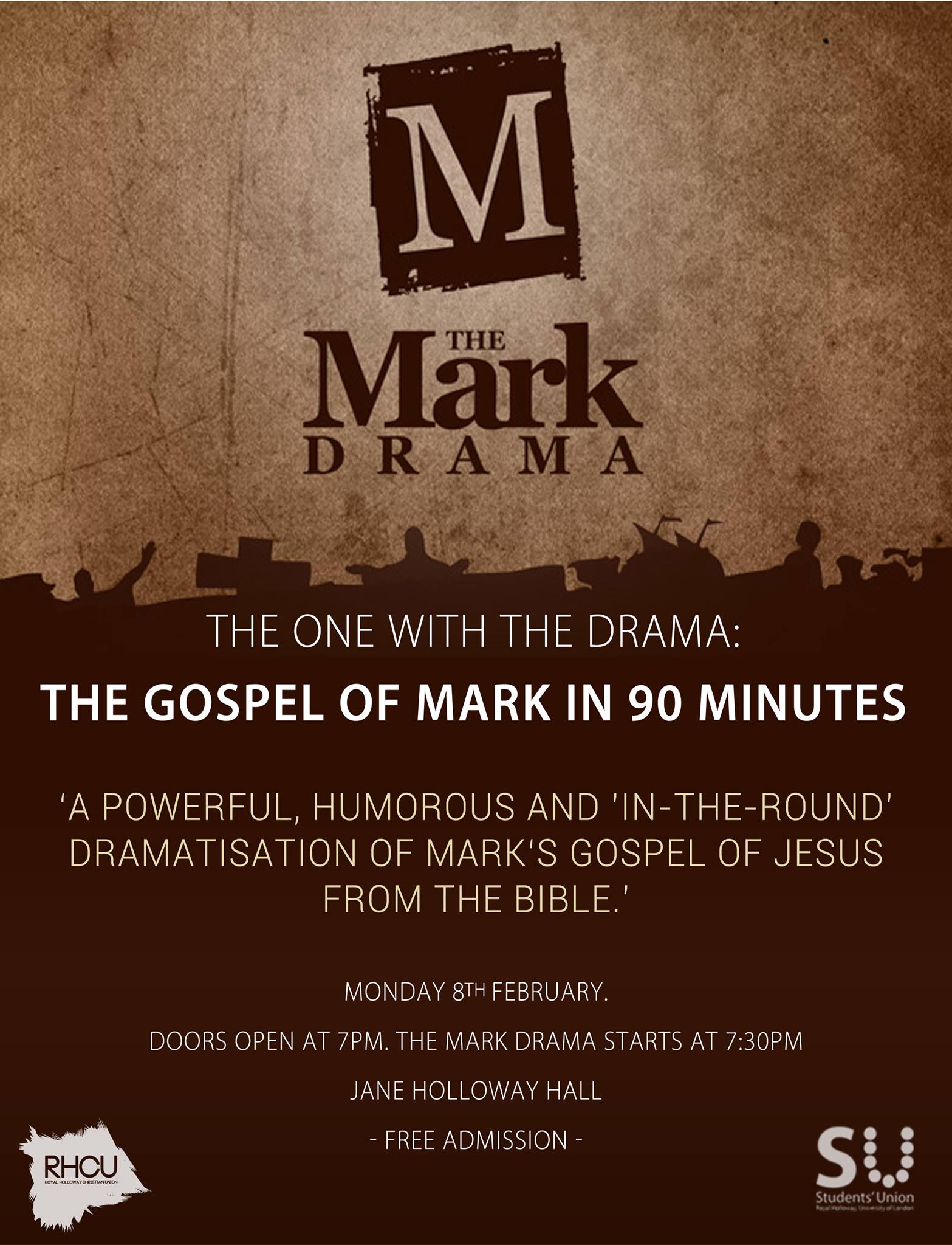 The Christian Union present the Mark Drama