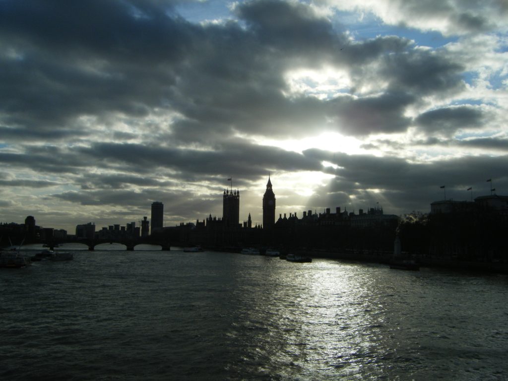 London from Hungerford Bridge