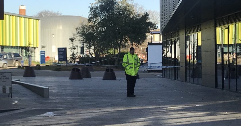 Stabbing Reported Outside SU Shop